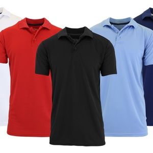 Men's Galaxy by Harvic moisture wicking polo shirt